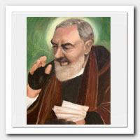 Saint Padre Pio, second study.